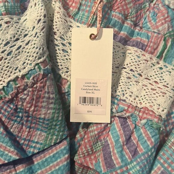 🍭LOVE SHACK FANCY🍭 - Matching crop top + high-rise layered skirt “SET”- XL - Picture 16 of 16